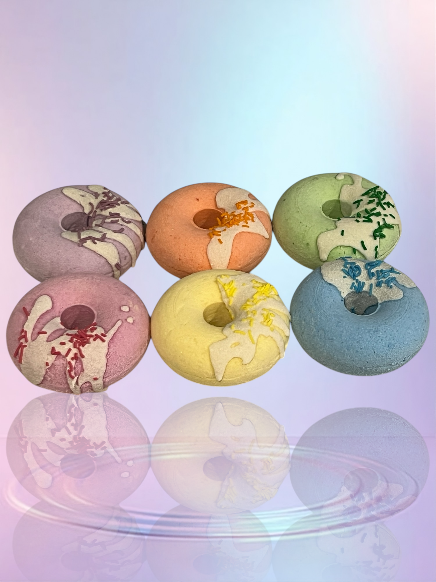 Pack of 6 Donut Bath Bombs