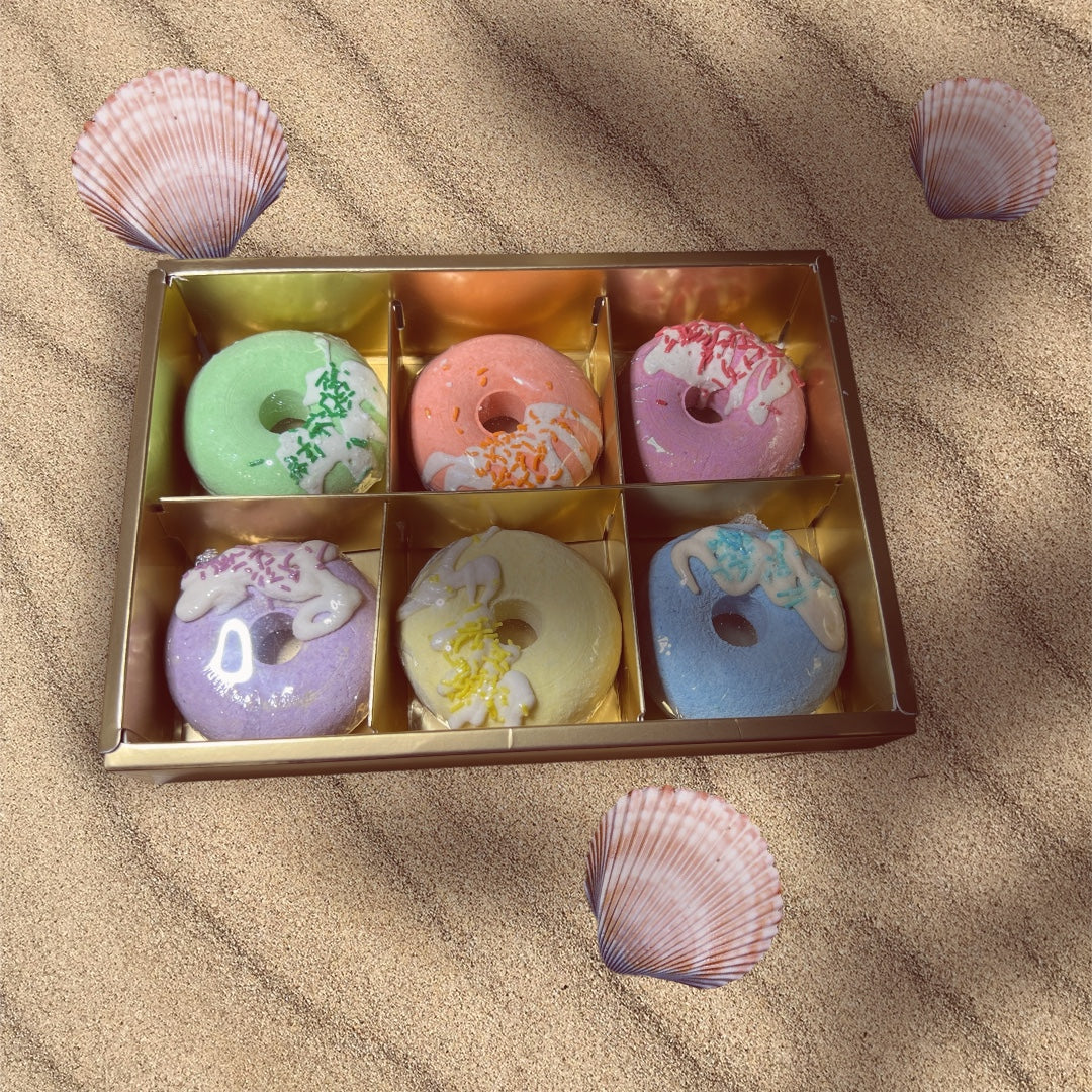 Pack of 6 Donut Bath Bombs