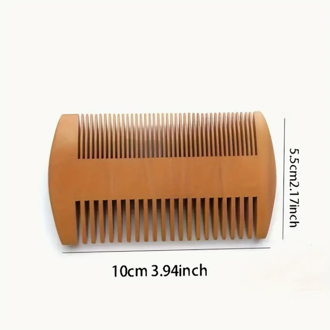 Men's Beard Brush & Comb Set